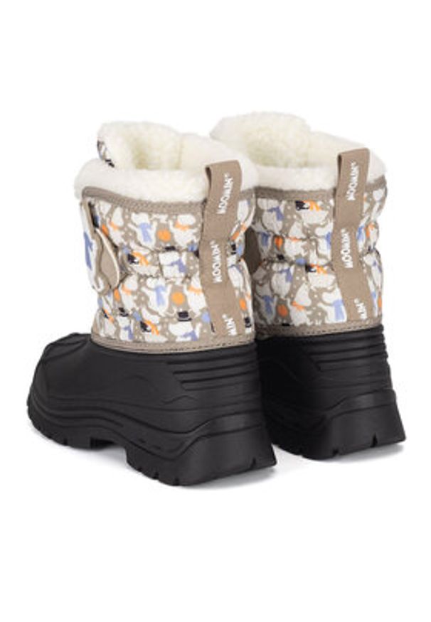 Moomin Śniegowce AW24-325MMN Beżowy. Kolor: beżowy. Materiał: materiał