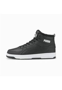 Buty do chodzenia męskie Puma Rebound Joy Fur. Zapięcie: sznurówki. Kolor: wielokolorowy, czarny. Materiał: guma, materiał, syntetyk. Szerokość cholewki: normalna. Sport: turystyka piesza