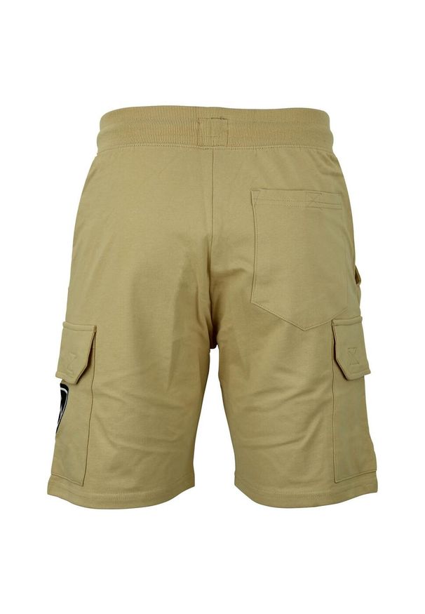 PEAK MOUNTAIN - Krótki Peak Mountain French Terry. Kolor: beżowy. Długość: krótkie. Sport: turystyka piesza