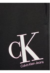 Calvin Klein Jeans Spodnie dresowe Monogram IG0IG01985 Czarny Regular Fit. Kolor: czarny. Materiał: bawełna