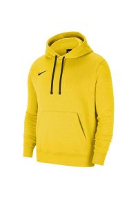 Nike - Damska Bluza Z Kapturem Park 20. Typ kołnierza: kaptur. Kolor: żółty