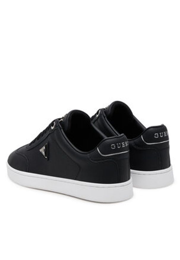 Guess Sneakersy FLJJAZLEA12 Czarny. Kolor: czarny. Materiał: skóra