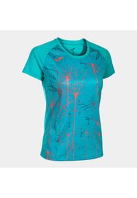 Koszulka do biegania damska Joma Elite IX. Kolor: wielokolorowy, niebieski, brązowy, pomarańczowy. Sport: bieganie #1