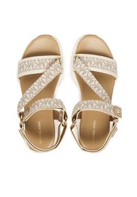 MICHAEL Michael Kors Sandały Bowie Sandal 43S6BWFA1B Kremowy. Kolor: kremowy. Materiał: skóra #6