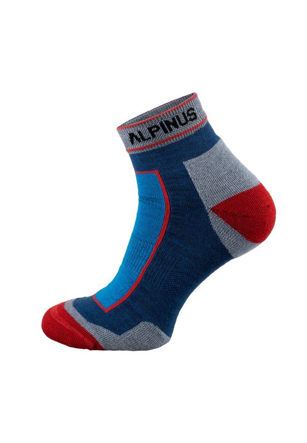 Skarpety trekkingowe Alpinus Sveg Low Merino. Kolor: niebieski. Materiał: wełna. Sport: turystyka piesza