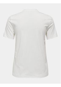 only - ONLY T-Shirt Pretty 15316596 Biały Regular Fit. Kolor: biały. Materiał: bawełna
