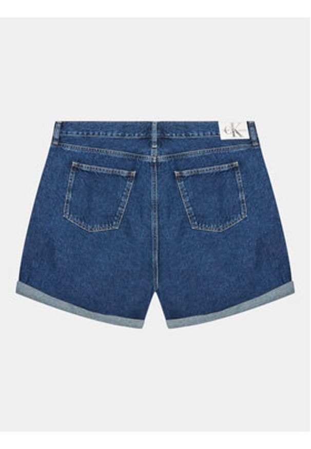 Calvin Klein Jeans Szorty jeansowe J20J221008 Niebieski Regular Fit. Kolor: niebieski. Materiał: bawełna