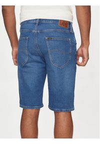 Lee Szorty jeansowe 5 Pocket 112349234 Niebieski Regular Fit. Kolor: niebieski. Materiał: bawełna #4