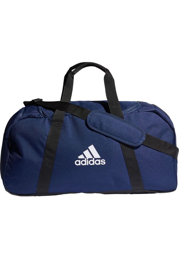 Adidas Torba sportowa Tiro Primegreen Hardcase granatowa 40 l. Kolor: niebieski