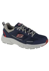 skechers - Buty sportowe Sneakersy męskie, Oak Canyon-Verketta. Kolor: niebieski. Sport: turystyka piesza #1