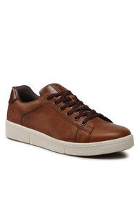 Rieker Sneakersy B7120-24 Brązowy. Kolor: brązowy. Materiał: skóra #3
