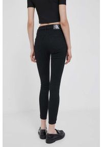 Calvin Klein Jeans jeansy damskie kolor czarny. Kolor: czarny #4
