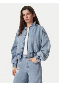Adidas - adidas Kurtka jeansowa Care Bear KQ6747 Niebieski Regular Fit. Kolor: niebieski. Materiał: bawełna #1