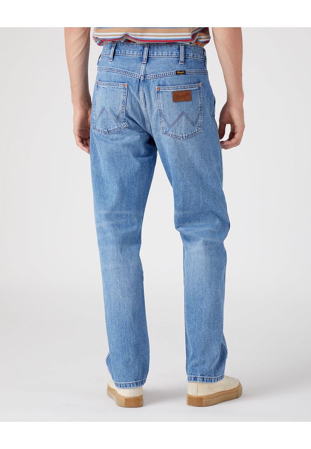 Wrangler - WRANGLER FRONTIER MĘSKIE SPODNIE JEANSOWE JEANSY BLUE BILL W16VEH40O 112330961