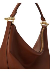 Lauren Ralph Lauren - LAUREN RALPH LAUREN Torebka 431P10123001 Brązowy. Kolor: brązowy. Materiał: skórzane #5