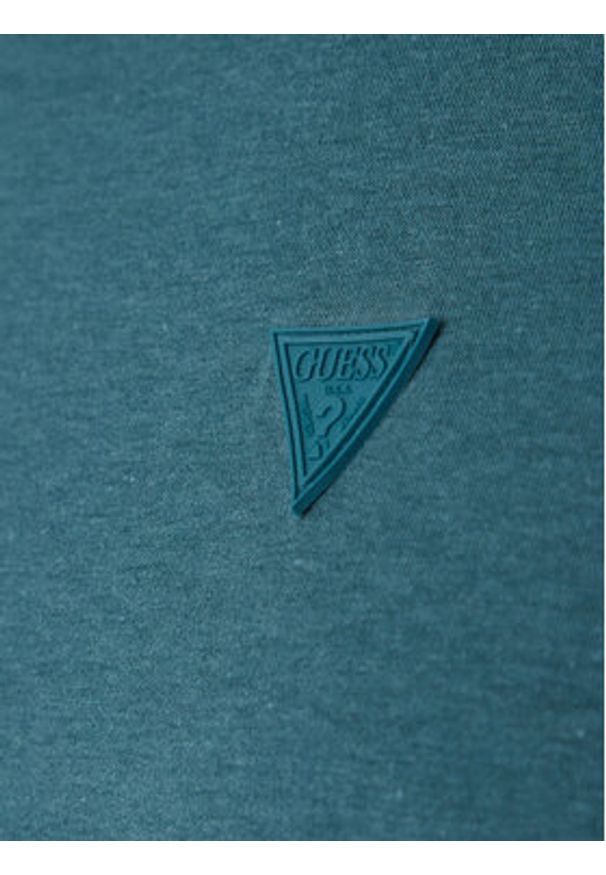 Guess T-Shirt Z2YI12 JR06K Zielony Regular Fit. Kolor: zielony. Materiał: bawełna