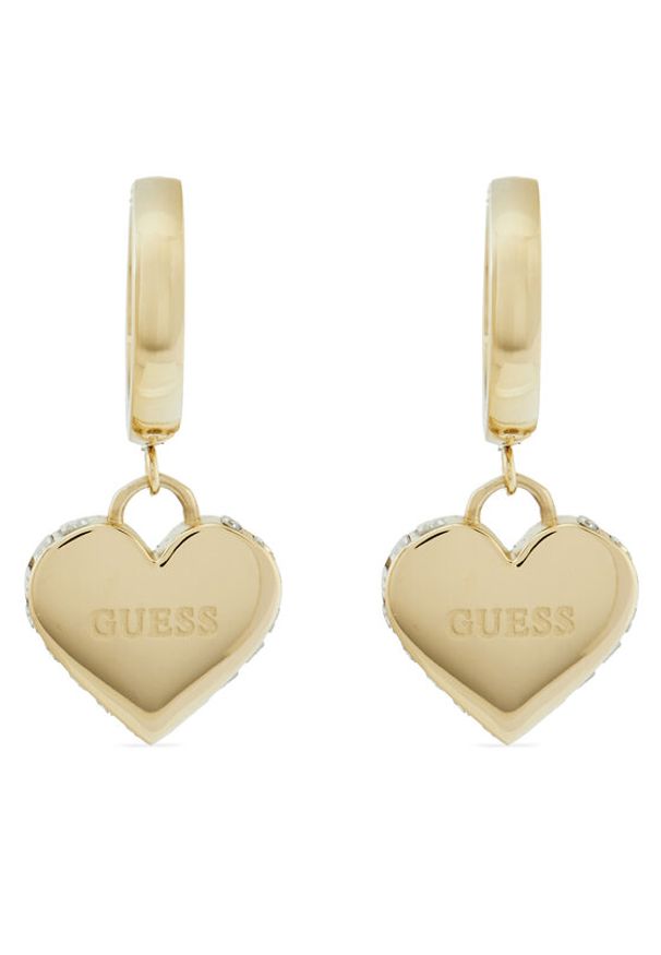 Guess Kolczyki JUBE02 236JWGT Złoty. Materiał: metalowe. Kolor: złoty