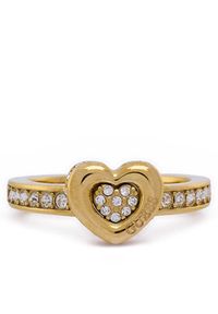 Guess Pierścionek JUBR05 464JW Złoty. Materiał: metalowe. Kolor: złoty