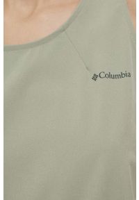 columbia - Columbia kombinezon kolor zielony z dekoltem okrągłym. Okazja: na co dzień. Kolor: zielony. Materiał: tkanina, materiał. Wzór: gładki. Styl: casual #5