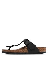 Birkenstock Japonki Gizeh 0043693 Czarny. Kolor: czarny. Materiał: skóra #5