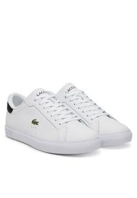 Lacoste Sneakersy Powercourt 7-49SMA0081 Biały. Kolor: biały. Materiał: skóra