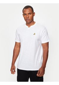 Brave Soul T-Shirt MTS-627MCBRIDEB Biały Straight Fit. Kolor: biały. Materiał: bawełna