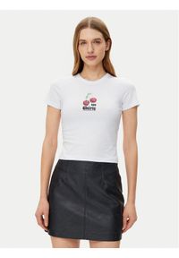 JJXX T-Shirt Gigi 12277657 Biały Stretch Fit. Kolor: biały. Materiał: bawełna #1