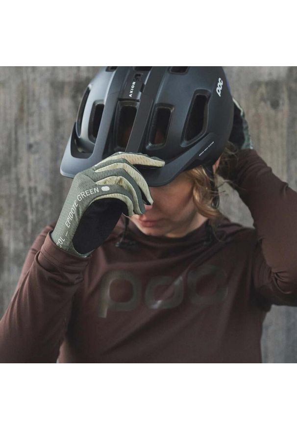 Rękawice rowerowe dla dorosłych POC Savant MTB. Kolor: czarny, zielony, wielokolorowy. Materiał: elastan, poliester. Sport: kolarstwo