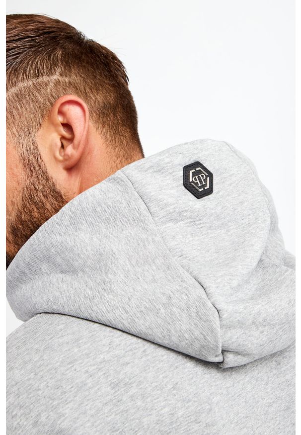 Philipp Plein - Bluza męska PHILIPP PLEIN. Typ kołnierza: kaptur. Wzór: melanż