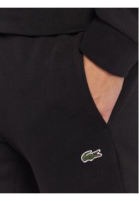 Lacoste Dres WH2528 Czarny Regular Fit. Kolor: czarny. Materiał: bawełna