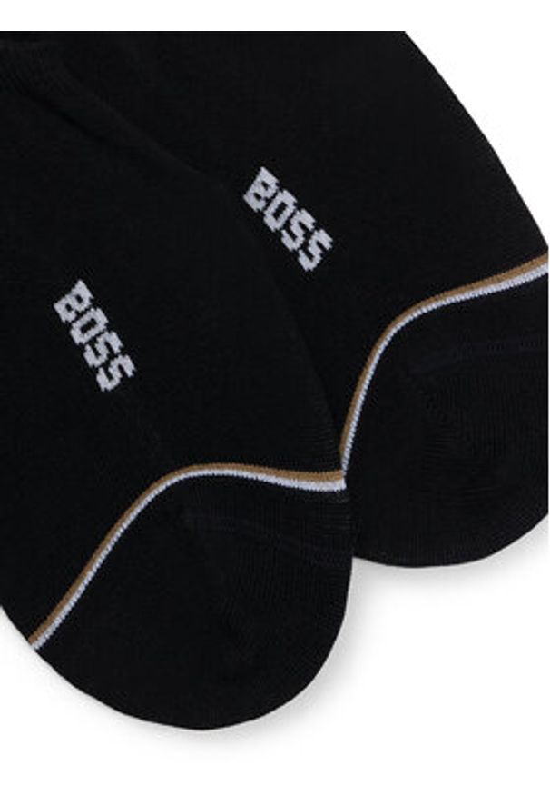 BOSS Stopki Iconic 50522704 Czarny. Kolor: czarny. Materiał: bawełna
