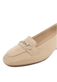 Rieker Czółenka 43454-62 Beżowy. Kolor: beżowy. Materiał: skóra #3