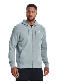 Under Armour Bluza UA Essential Fleece FZ Hood 1373881 Niebieski Regular Fit. Kolor: niebieski