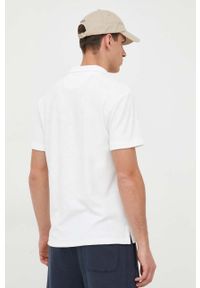 Polo Ralph Lauren koszula męska kolor biały regular z kołnierzykiem klasycznym. Typ kołnierza: kołnierzyk klasyczny, polo. Kolor: biały. Materiał: poliester, dzianina. Długość rękawa: krótki rękaw. Długość: krótkie. Wzór: gładki. Styl: klasyczny #2