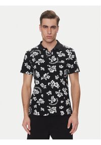 Karl Lagerfeld - KARL LAGERFELD Polo A2M46036 Czarny Regular Fit. Typ kołnierza: polo. Kolor: czarny. Materiał: bawełna #1