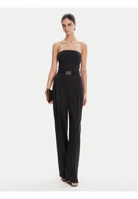 Elisabetta Franchi Kombinezon TU05152E2 110 Czarny Regular Fit. Kolor: czarny. Materiał: syntetyk #5