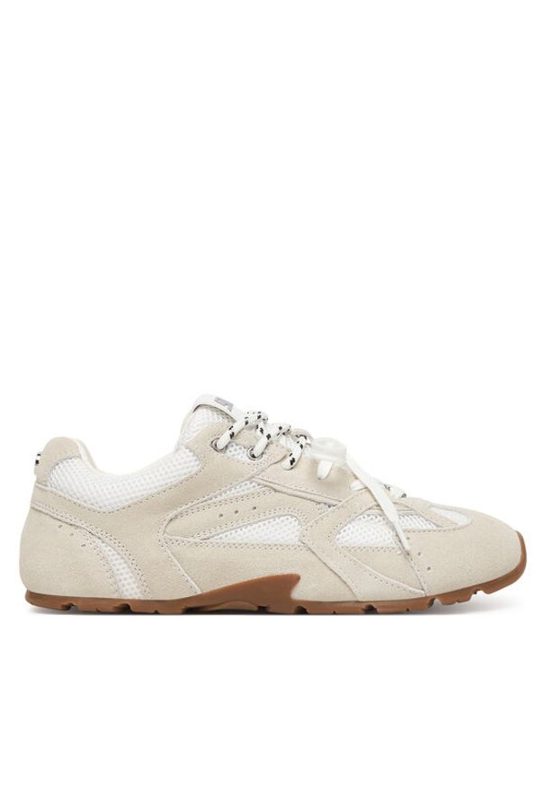 Steve Madden Sneakersy Asiel 11005159 Biały. Kolor: biały. Materiał: skóra, zamsz