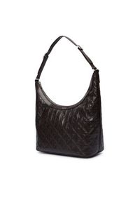 Calvin Klein Torebka Emblem Aop Debossed Medium Shbag LV04F3875G Brązowy. Kolor: brązowy. Materiał: skórzane #3