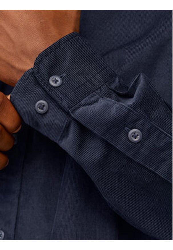 Jack & Jones - Jack&Jones Koszula Cregent 12260725 Granatowy Comfort Fit. Kolor: niebieski. Materiał: bawełna