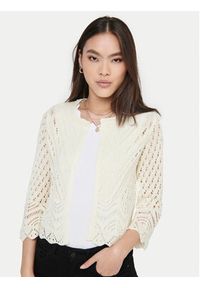 JDY Kardigan Sun 15184486 Écru Regular Fit. Materiał: syntetyk #3