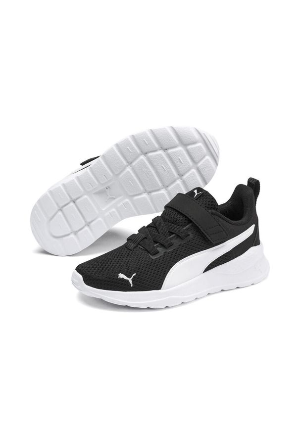 Puma - Dziecięce buty sportowe Anzarun Lite PUMA Black White. Kolor: biały, wielokolorowy, czarny
