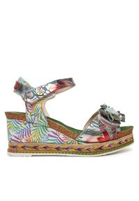 Espadryle Laura Vita. Kolor: srebrny