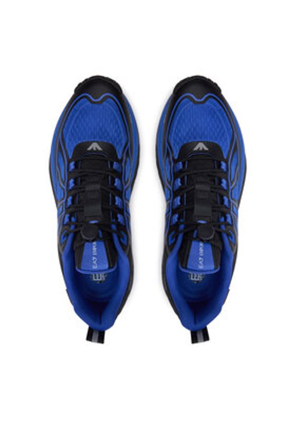 EA7 Emporio Armani Sneakersy X8X193 XK408 U250 Granatowy. Kolor: niebieski. Materiał: materiał