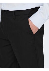 Only & Sons Spodnie materiałowe Edge-Ed 22024468 Czarny Relaxed Fit. Kolor: czarny. Materiał: syntetyk