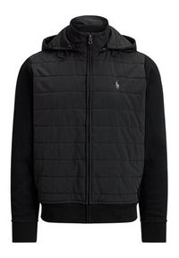 Polo Ralph Lauren Kurtka przejściowa 710981485001 Czarny Regular Fit. Typ kołnierza: polo. Kolor: czarny. Materiał: bawełna