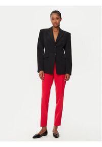 Hugo - HUGO Marynarka Asmalla-1 50533901 Czarny Slim Fit. Kolor: czarny. Materiał: syntetyk #4