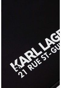 Karl Lagerfeld - KARL LAGERFELD Czarna aktówka K/rsg Briefcase Nylon. Kolor: czarny. Materiał: nylon #3