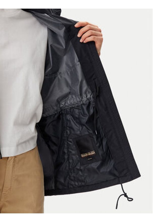 Napapijri Kurtka przejściowa A-Era NP0A4IL29411 Czarny Loose Fit. Kolor: czarny. Materiał: syntetyk