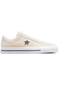 Buty sportowe męskie Converse One Star Pro. Kolor: beżowy. Materiał: zamsz, materiał. Sport: fitness #1