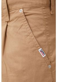 Tommy Jeans spodnie DM0DM13216.PPYY męskie kolor beżowy w fasonie chinos. Kolor: beżowy. Materiał: tkanina, bawełna. Wzór: gładki #3